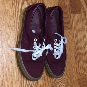 Maroon Vans